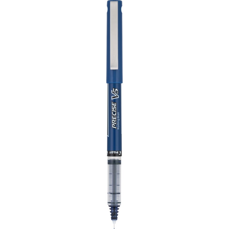 Pilot Precise V5 Rollerball Pens, Extra Fine Point 0.5 mm Navy Pens, Navy, Pack of 12 - Ideal for School, Journaling & Office Writing - Image 3